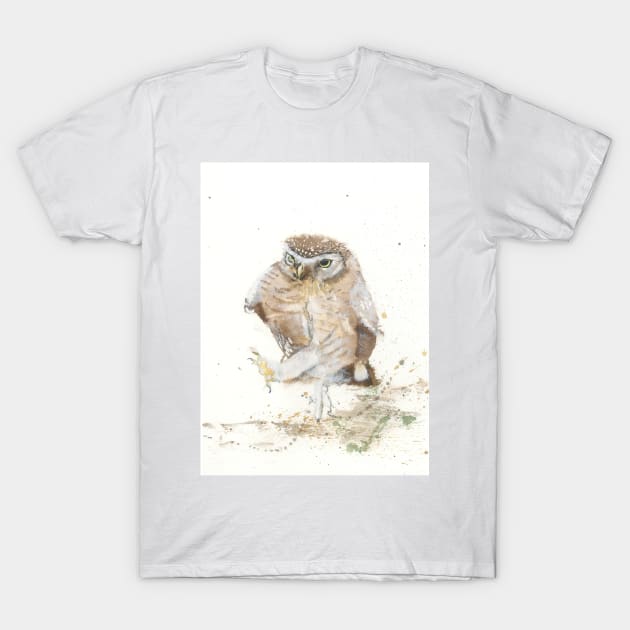 Strutting Owl T-Shirt by CorinneMatus